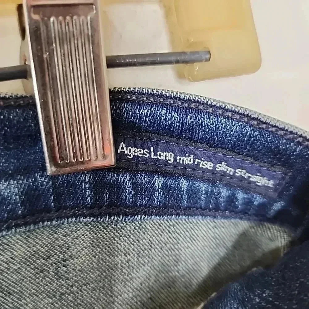 Citizens of Humanity- Agnes Mid Rise Slim Straight Jeans-26 - Picture 5 of 10